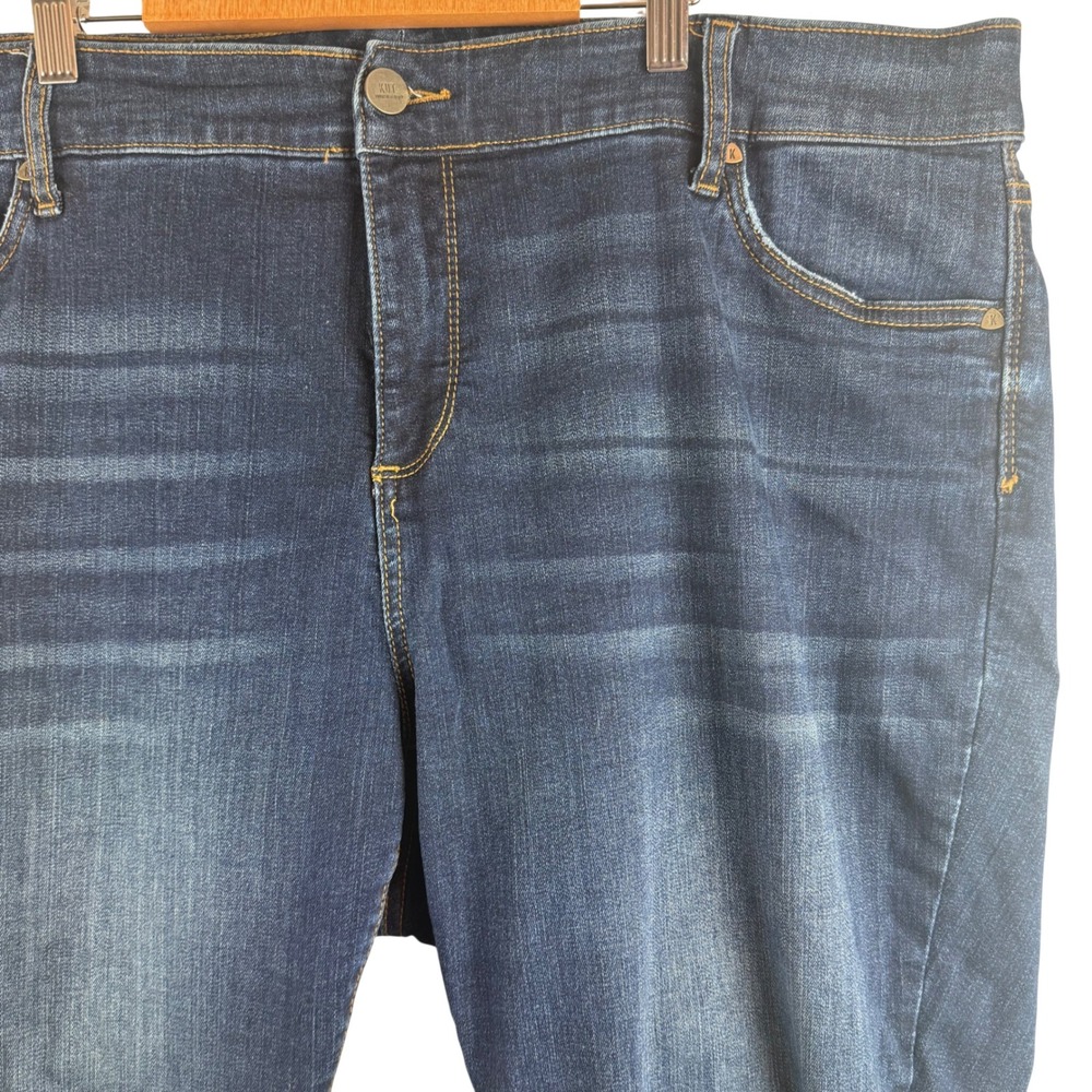 KUT from the Kloth‎ Jeans Women 20W Blue Baby Bootcut Dark Wash Stretch